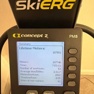 Concept 2 Ski Erg with PM5 Monitor